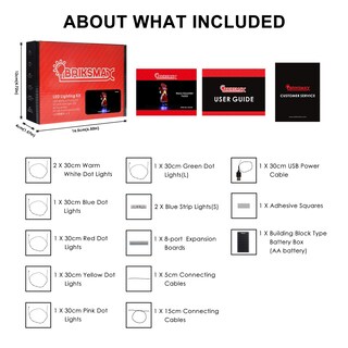 Foto 4 | Kit De Iluminación Briksmax Para Lego Nano Gauntlet 76223 - Venta Internacional.