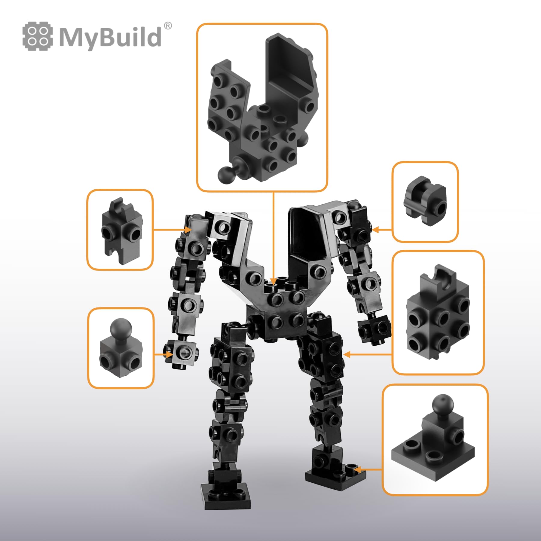 Foto 3 pulgar | Paquete De Marcos Mecha Mybuild Mecha Mf5 Para Más De 10 Años - Venta Internacional.