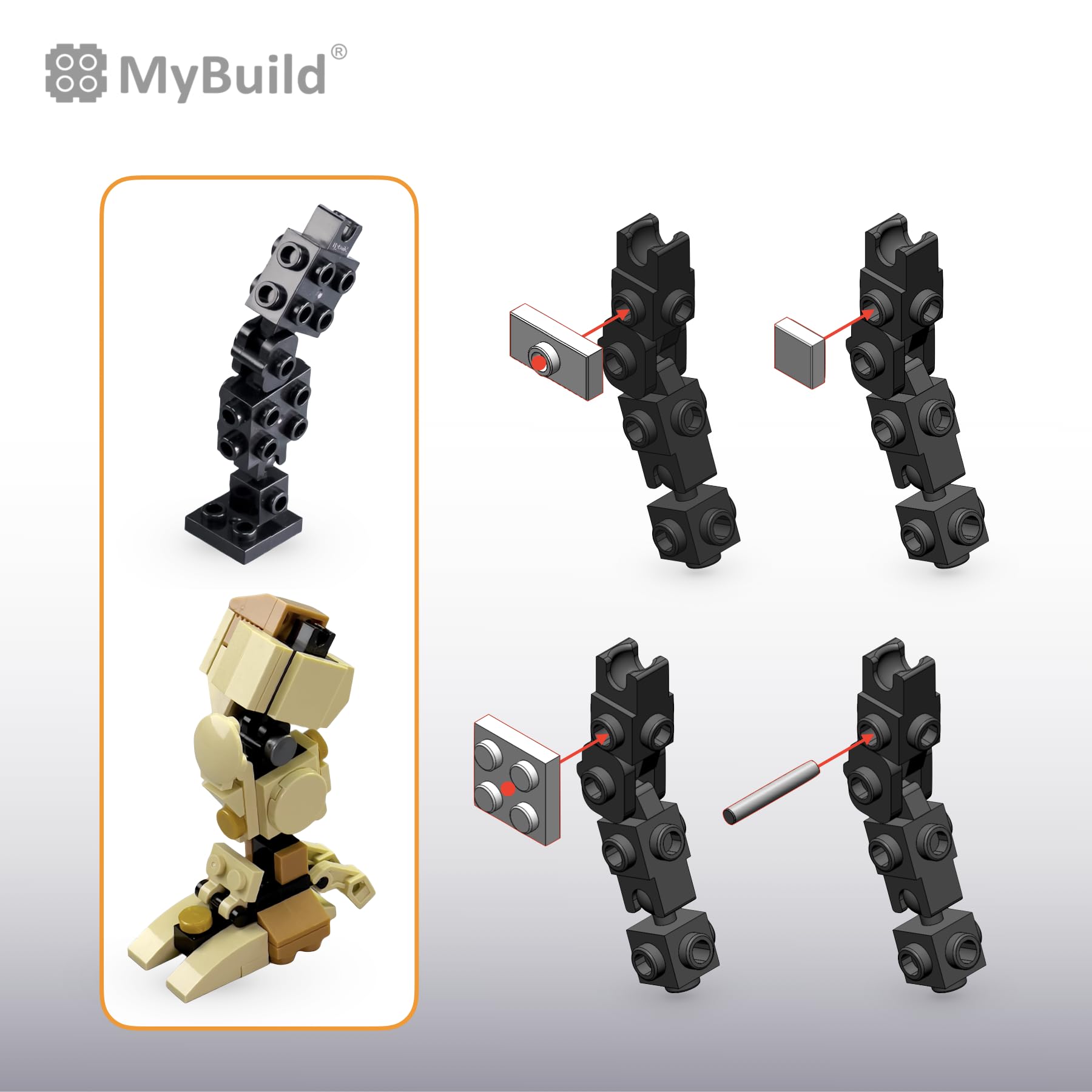 Foto 5 | Paquete De Marcos Mecha Mybuild Mecha Mf5 Para Más De 10 Años - Venta Internacional.