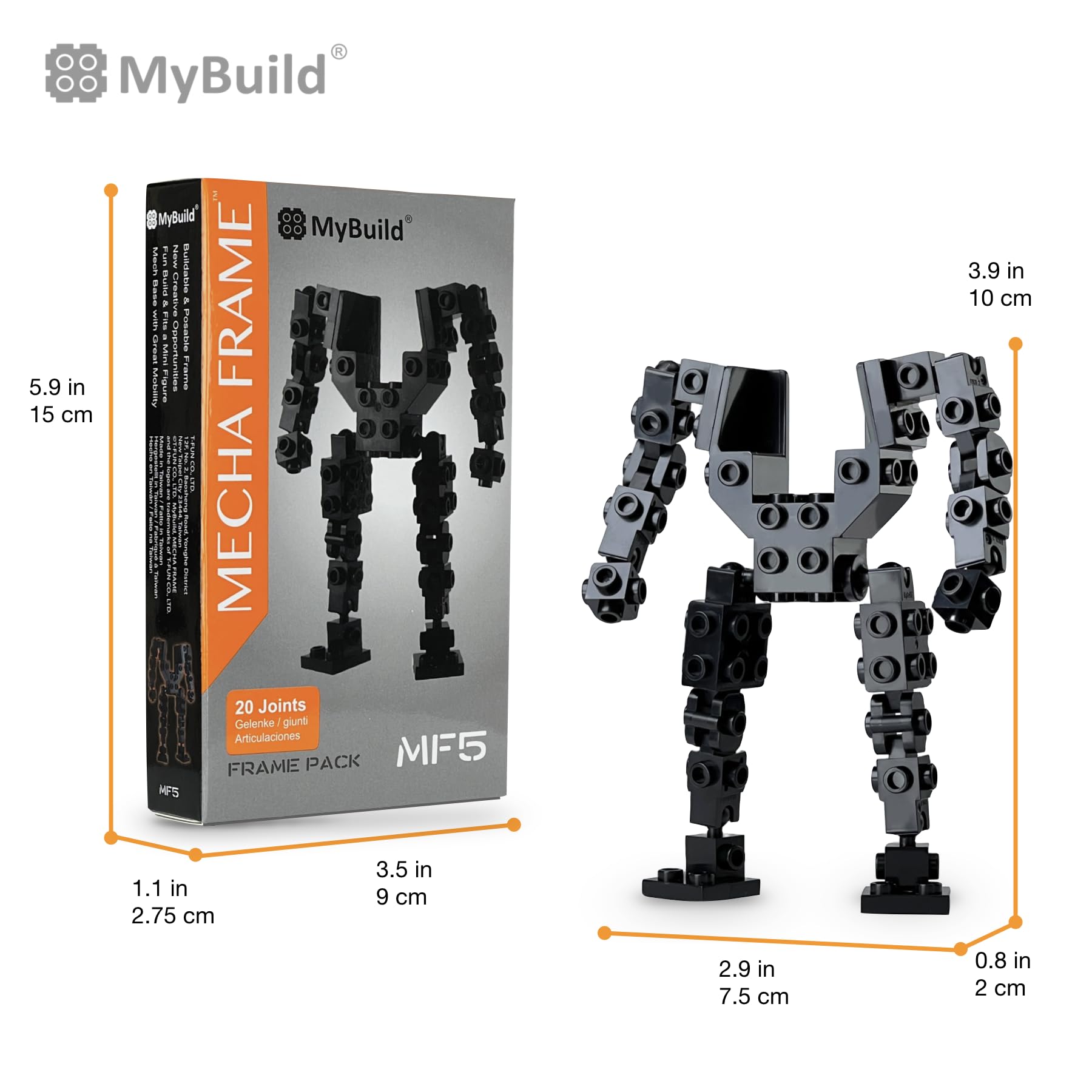 Foto 8 pulgar | Paquete De Marcos Mecha Mybuild Mecha Mf5 Para Más De 10 Años - Venta Internacional.
