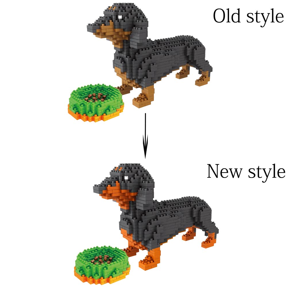 Foto 5 pulgar | Set De Microbloques Para Construir Animales Para Perros, Bricolaje, Arte 3d, 898 Piezas - Venta Internacional.