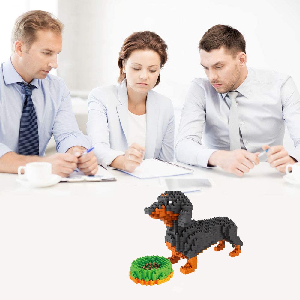 Foto 7 pulgar | Set De Microbloques Para Construir Animales Para Perros, Bricolaje, Arte 3d, 898 Piezas - Venta Internacional.