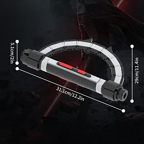 Foto 6 | Set De Construcción Space Wars Reva Lightsaber Hilt 431 Piezas Mooxi - Venta Internacional.