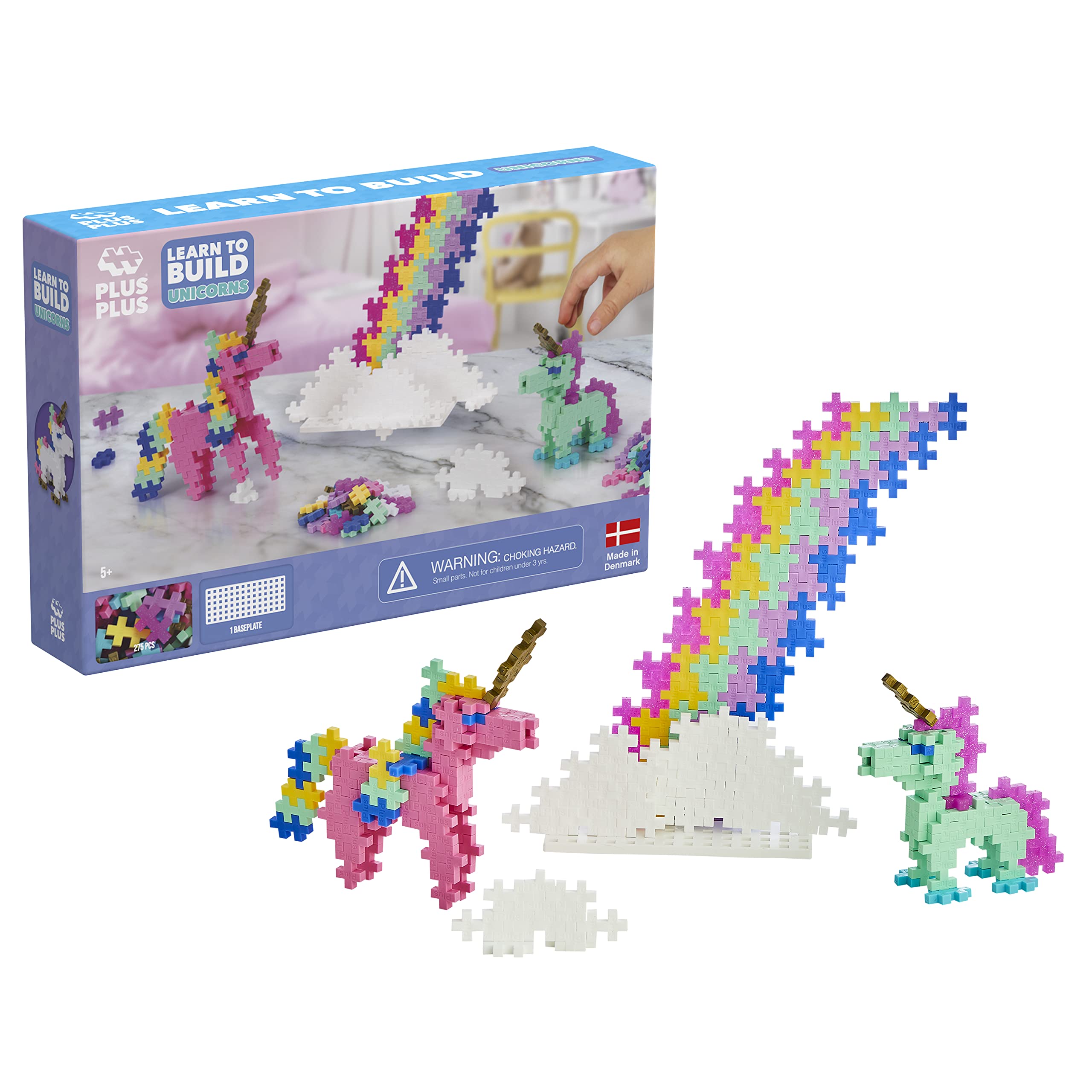 Juguete De Construcción Plus Plus Learn To Build Unicorns 240 Piezas - Venta Internacional.
