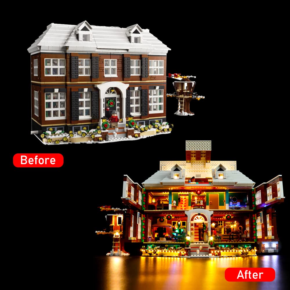 Foto 3 pulgar | Kit De Luces Led Vonado Para Lego Home Alone 21330 Building Set - Venta Internacional.