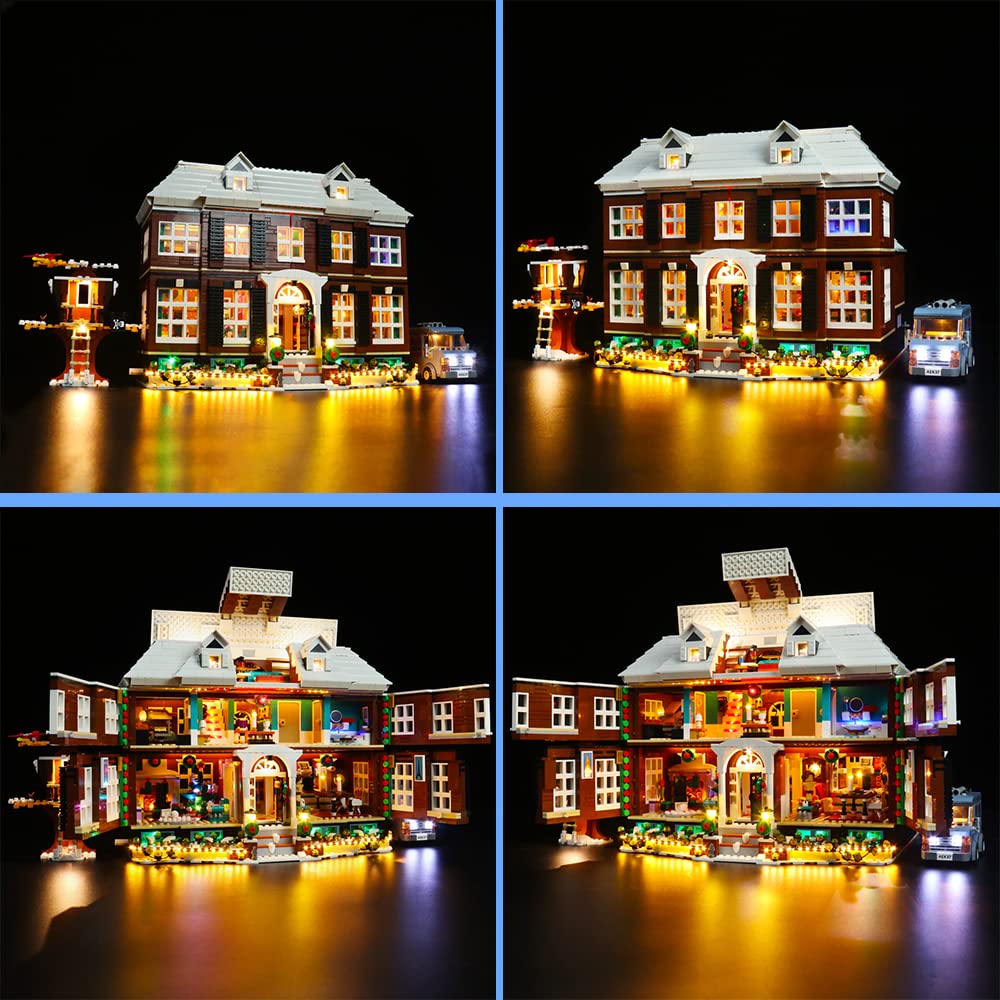 Foto 6 pulgar | Kit De Luces Led Vonado Para Lego Home Alone 21330 Building Set - Venta Internacional.