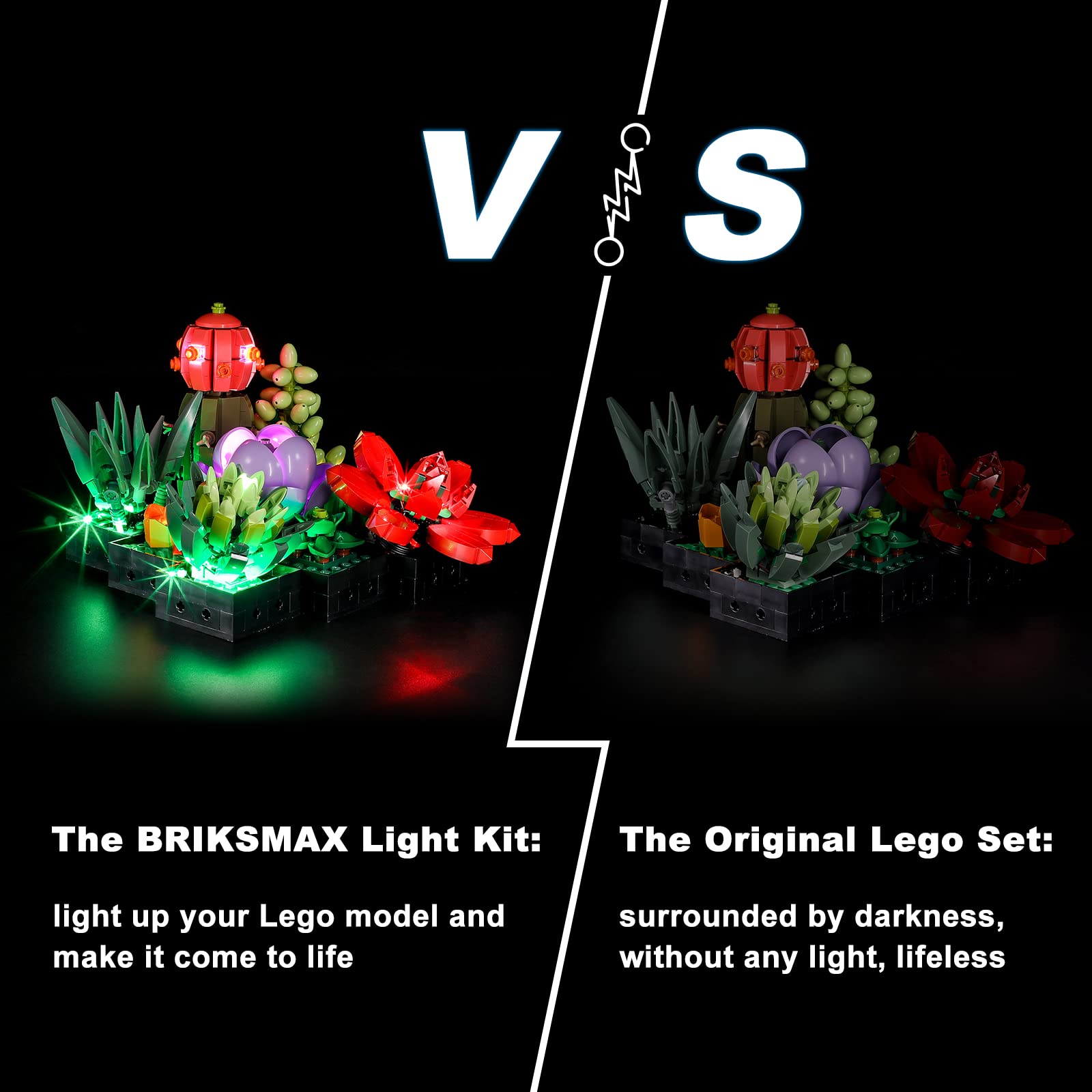 Foto 5 | Kit De Iluminación Led Briksmax Para Suculentas Lego-10309 Compatib - Venta Internacional.