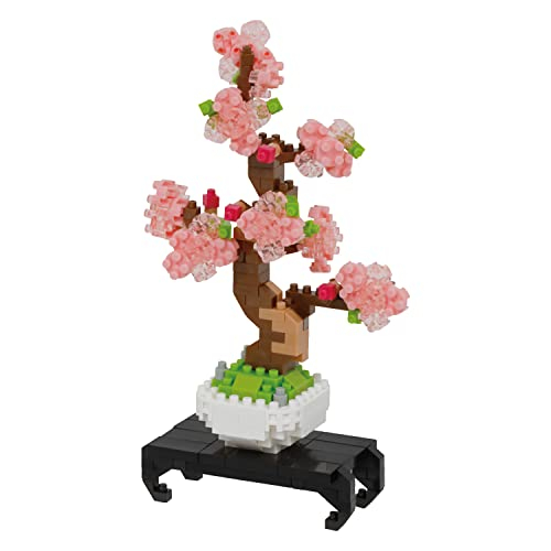 Kit De Construcción Nanoblock Bonsai Sakura Sight To See Series - Venta Internacional.