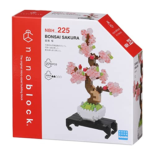 Foto 4 pulgar | Kit De Construcción Nanoblock Bonsai Sakura Sight To See Series - Venta Internacional.