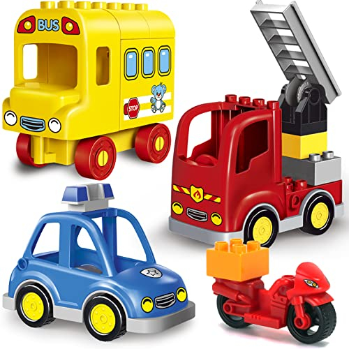 Foto 1 | Set De Bloques De Construcción Liberty Imports Multi Vehicles X4 - Venta Internacional.