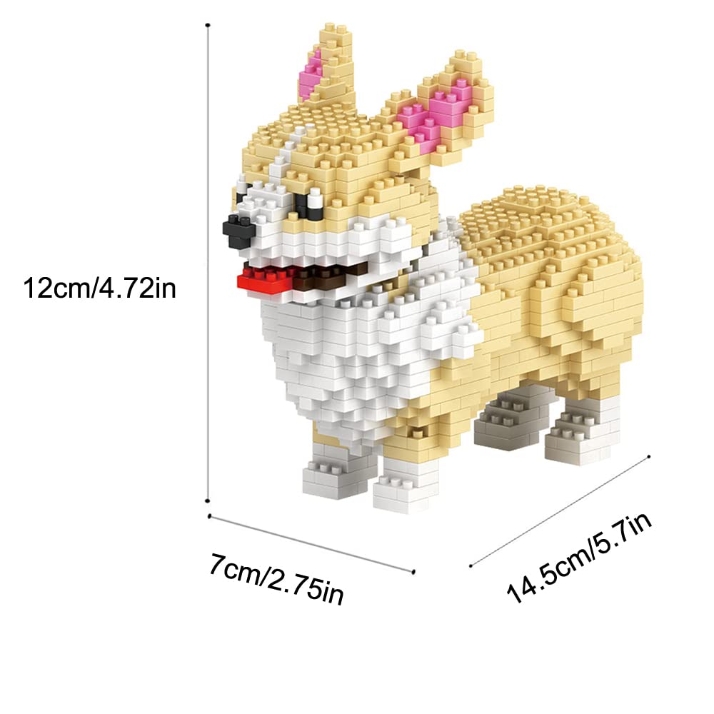 Foto 4 pulgar | Set De Microbloques Para Construir Animales Para Perros, Bricolaje, Arte 3d, 950 Unidades - Venta Internacional.