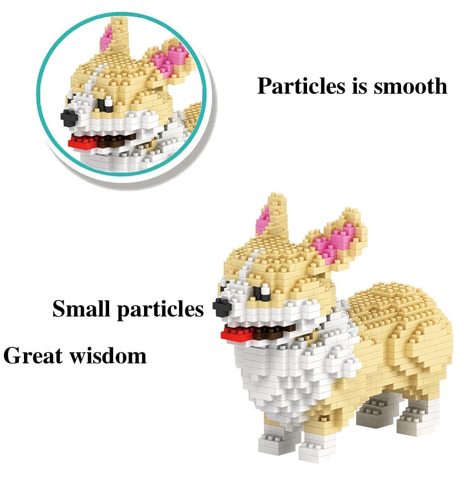 Foto 5 pulgar | Set De Microbloques Para Construir Animales Para Perros, Bricolaje, Arte 3d, 950 Unidades - Venta Internacional.