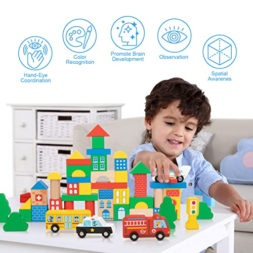 Bloques De Construcción Tookyland City, 50 Unidades, Con Coches Y Aviones De 3 A 6 Años - Venta Internacional.