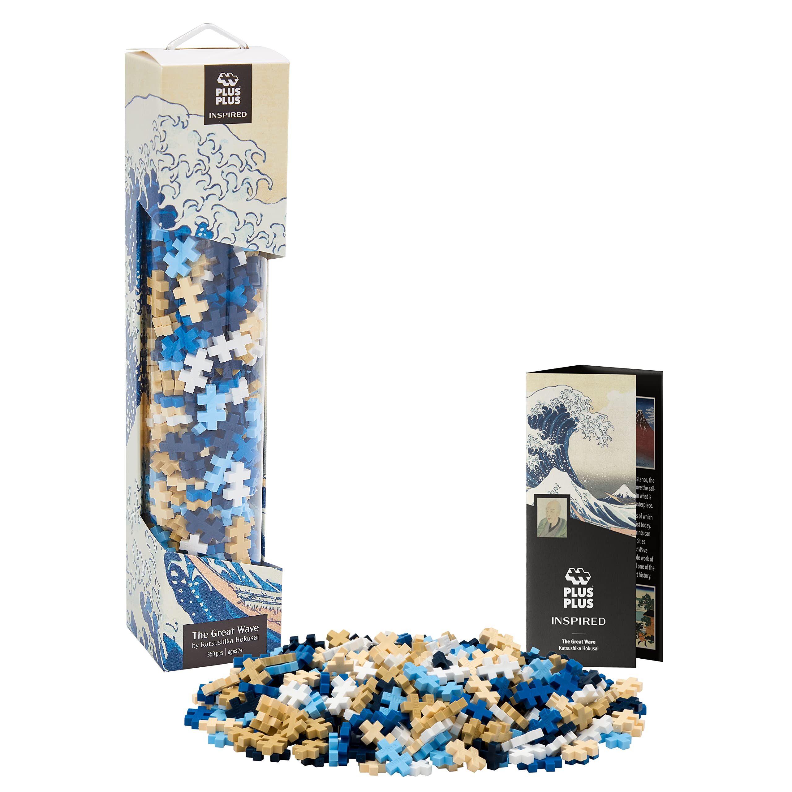 Juguete De Construcción Plus Plus Inspirado En Hokusai La Gran Ola - Venta Internacional.
