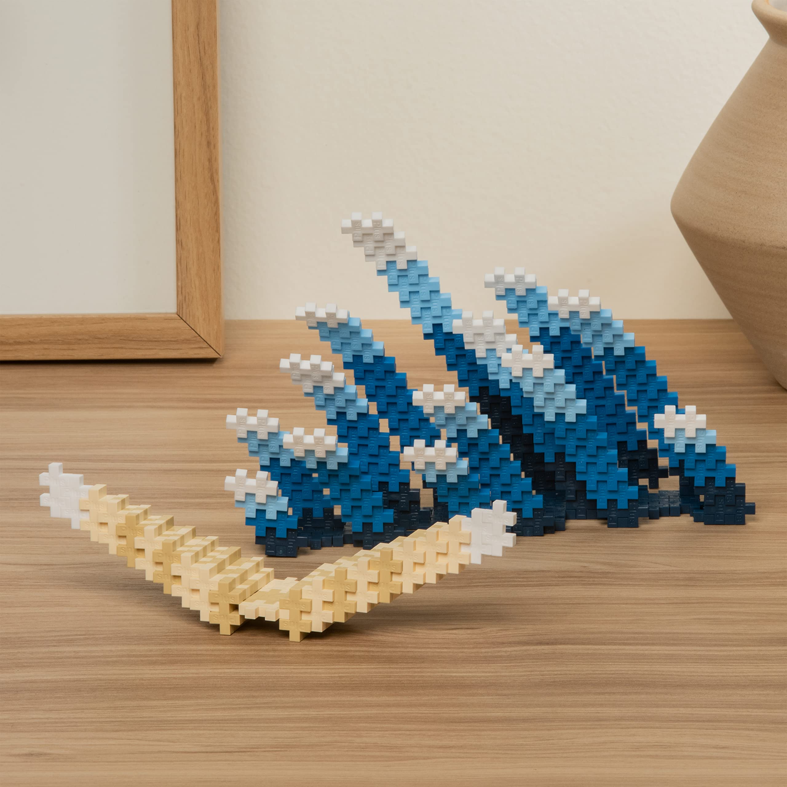 Foto 4 pulgar | Juguete De Construcción Plus Plus Inspirado En Hokusai La Gran Ola - Venta Internacional.