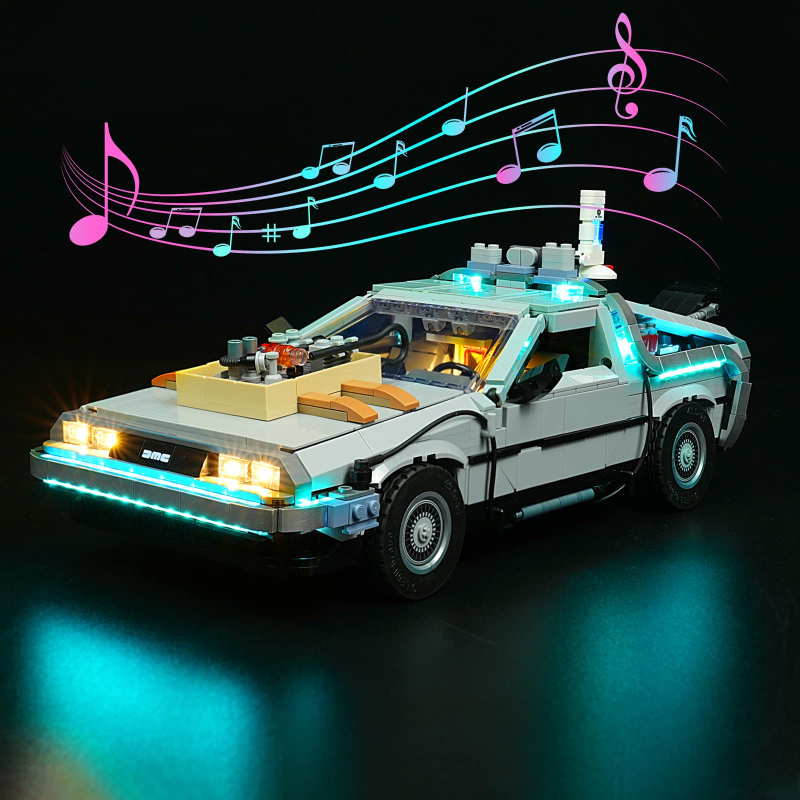 Foto 2 pulgar | Kit De Luces Para Lego Back To The Future Time Machine 10300 - Venta Internacional.