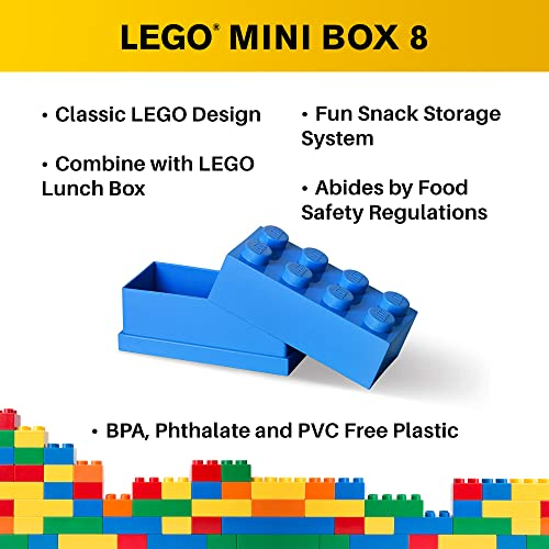 Foto 5 pulgar | Minicaja Lego - Brick 8, Azul Brillante - Venta Internacional.