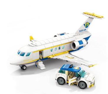 Foto 1 | Set De Juguetes Building Block General Jim's White Business Airplane - Venta Internacional.