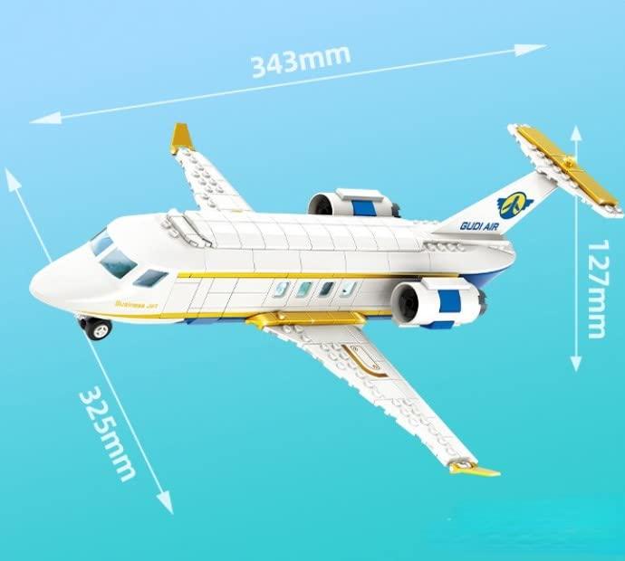 Foto 5 pulgar | Set De Juguetes Building Block General Jim's White Business Airplane - Venta Internacional.