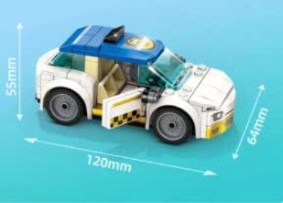 Foto 5 | Set De Juguetes Building Block General Jim's White Business Airplane - Venta Internacional.