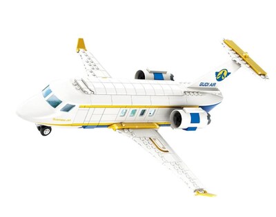 Foto 6 | Set De Juguetes Building Block General Jim's White Business Airplane - Venta Internacional.