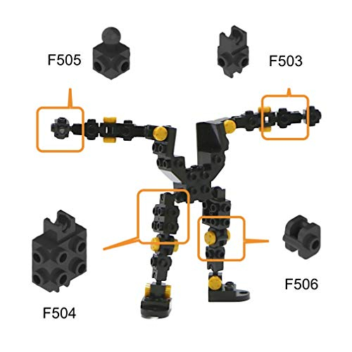 Foto 3 pulgar | Bloques De Construcción Mybuild Bricks Toy Build Robot Mech, 18 Piezas - Venta Internacional.