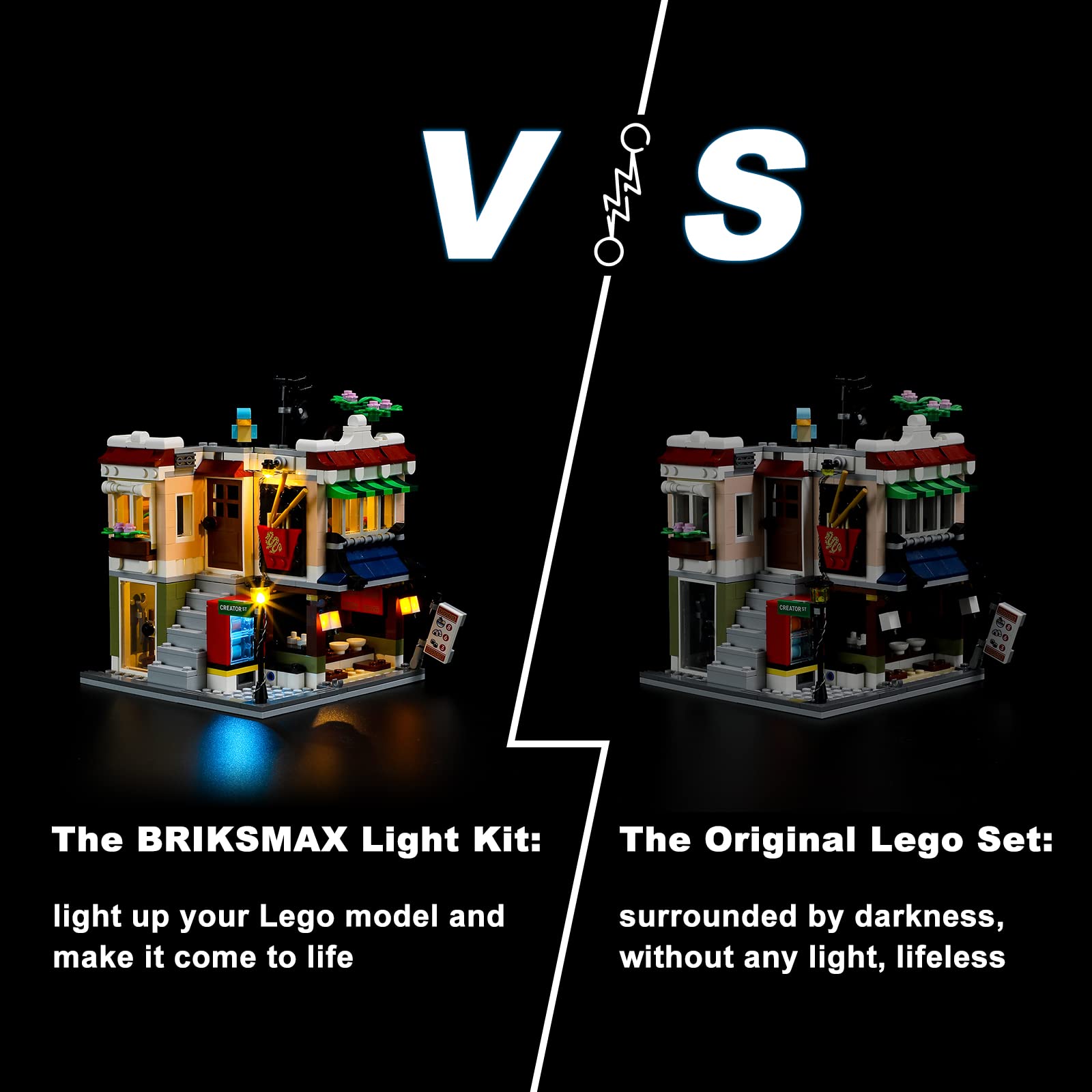 Foto 6 | Kit De Iluminación Briksmax Para Lego-31131 Downtown Noodle Shop - Venta Internacional.