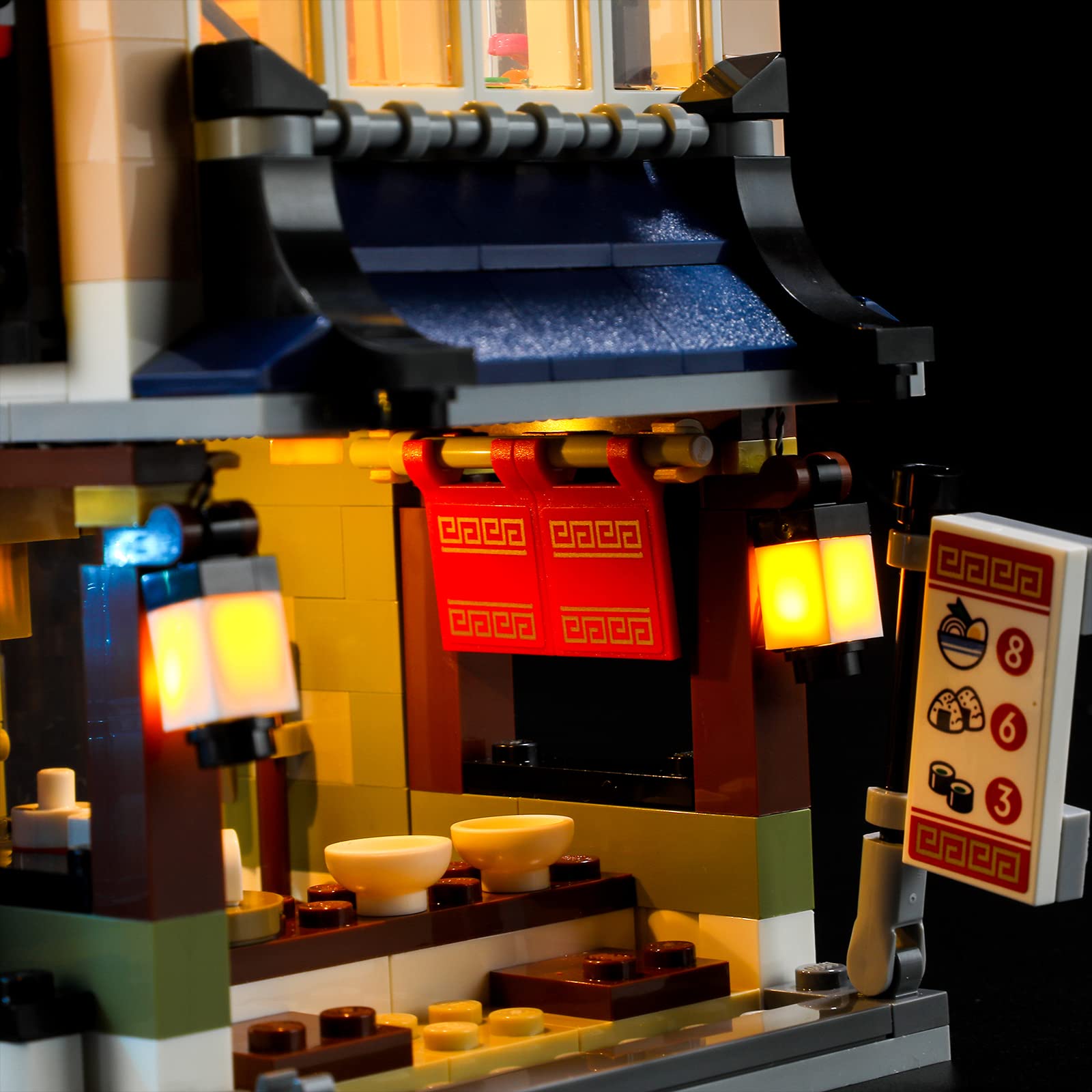 Foto 7 | Kit De Iluminación Briksmax Para Lego-31131 Downtown Noodle Shop - Venta Internacional.