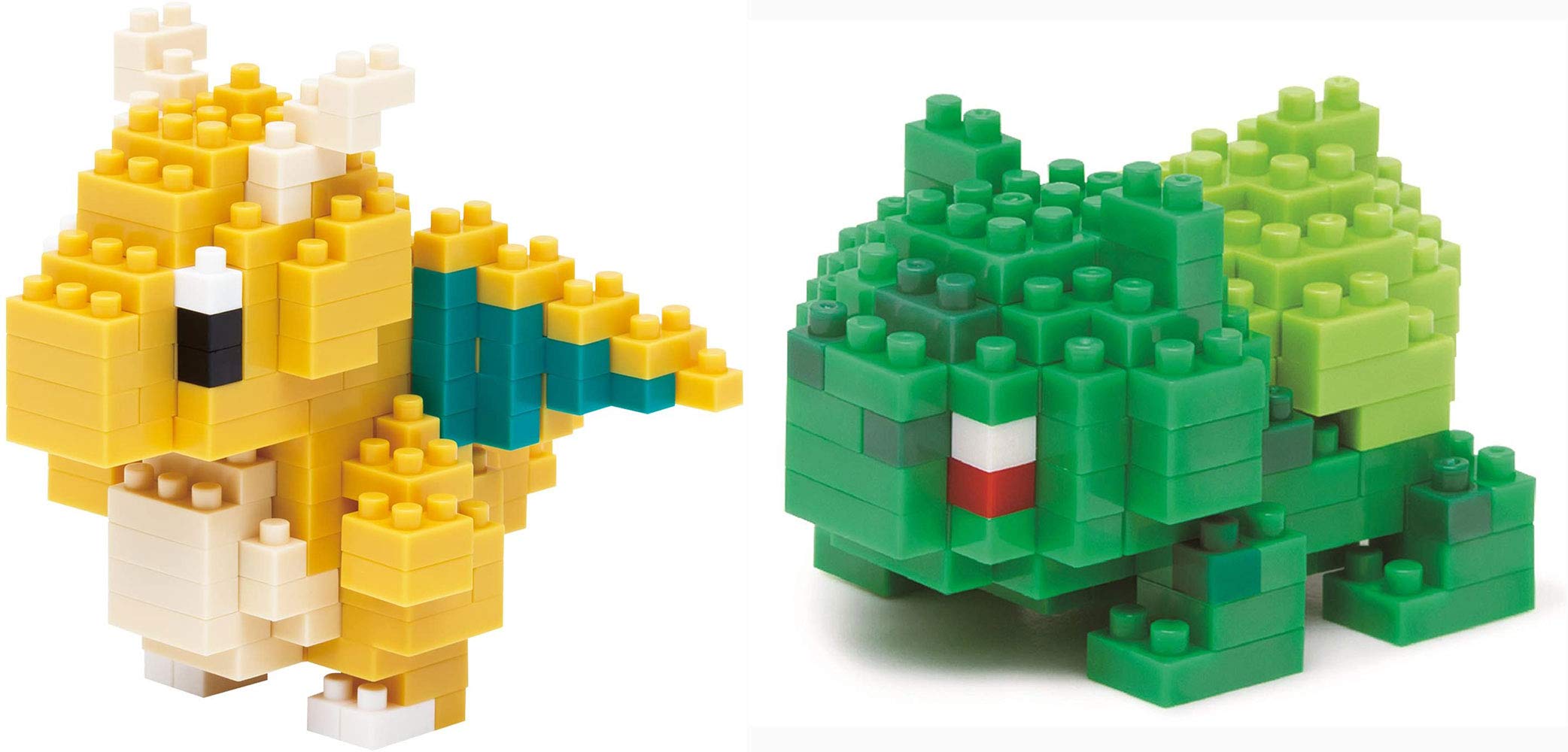 Nanoblock, Paquete De 2 Sets, Dragonita (kairyu) Y Bulbasaur - Venta Internacional.