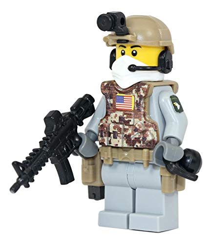 Minifigura Personalizada Modern Brick Warfare Army Airborne  - Venta Internacional.