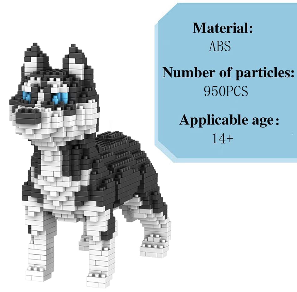 Foto 6 pulgar | Set De Microbloques Para Construir Animales Para Perros, Bricolaje, Arte 3d, 950 Unidades - Venta Internacional.