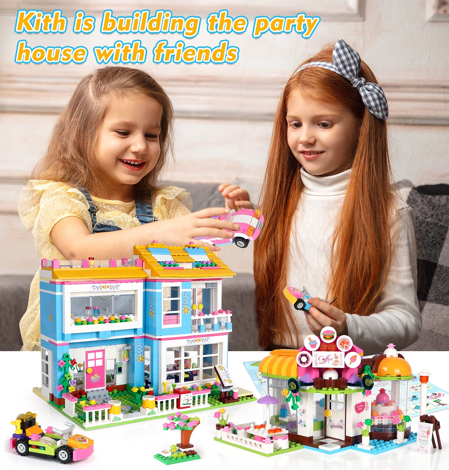 Foto 4 pulgar | Building Blocks Toy Ep Exercise N Play Friends House 1422 Piezas - Venta Internacional.