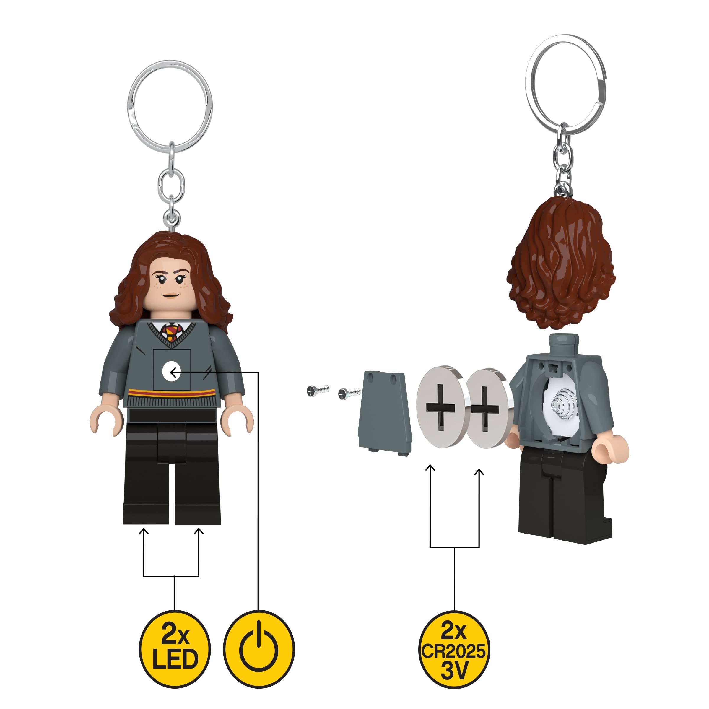 Foto 6 pulgar | Llavero Ligero Lego Harry Potter Hermione Granger 8 Cm - Venta Internacional.