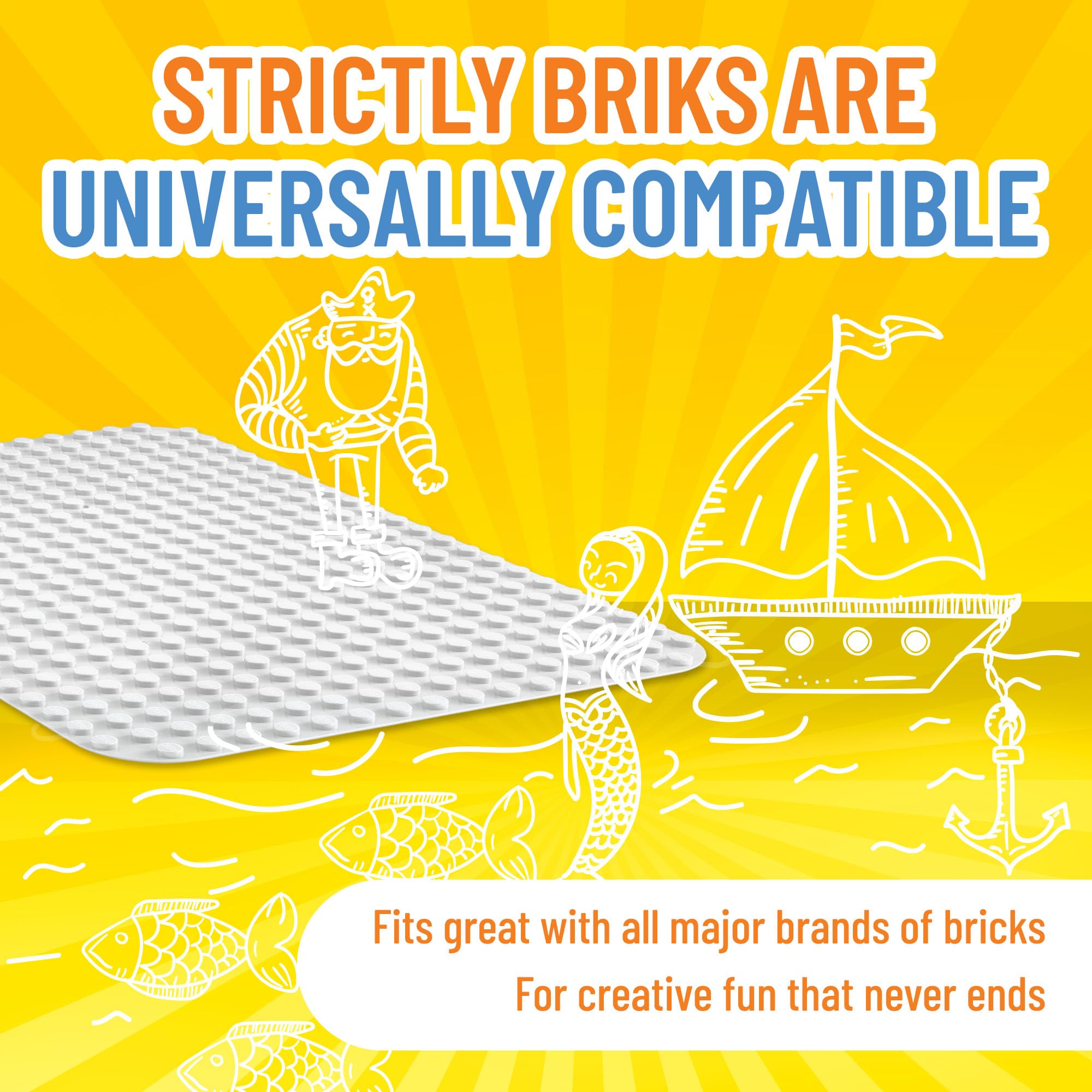 Foto 5 pulgar | Placa Base Big Briks Classic De Strictly Briks, 100% Compati - Venta Internacional.