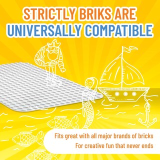 Foto 4 | Placa Base Big Briks Classic De Strictly Briks, 100% Compati - Venta Internacional.