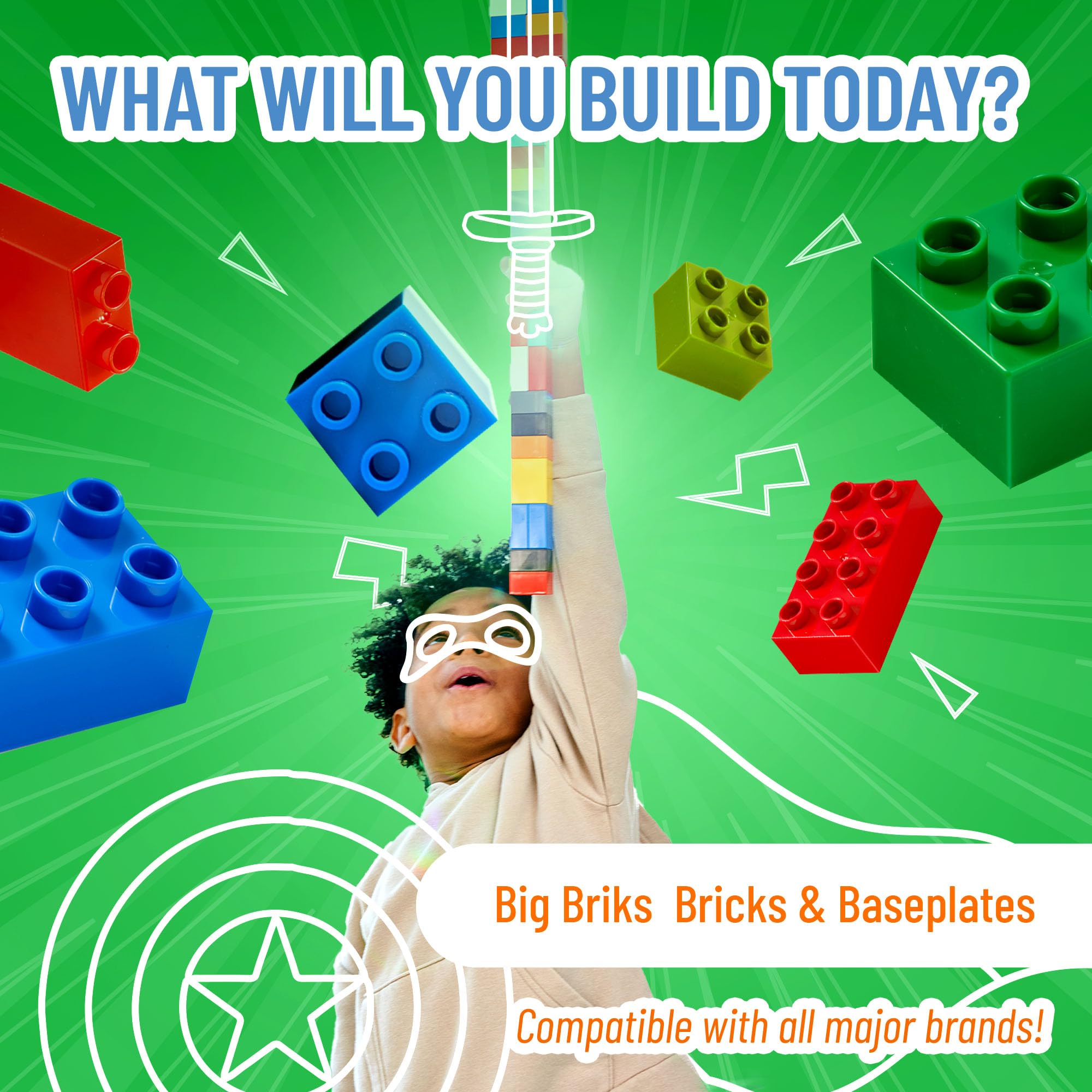Foto 7 pulgar | Placa Base Big Briks Classic De Strictly Briks, 100% Compati - Venta Internacional.