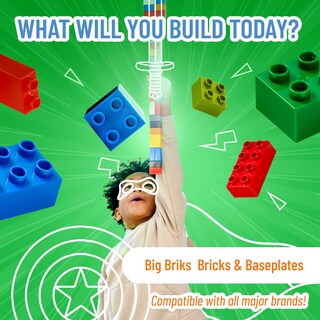 Foto 6 | Placa Base Big Briks Classic De Strictly Briks, 100% Compati - Venta Internacional.
