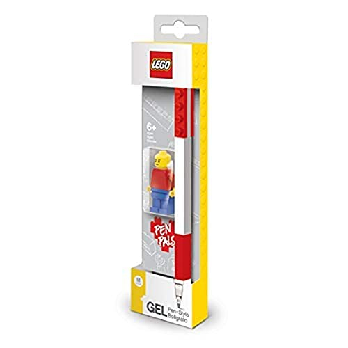 Foto 2 pulgar | Bolígrafo De Gel Iq Lego Rojo Con Minifiguras De Sección Cuadrada - Venta Internacional.