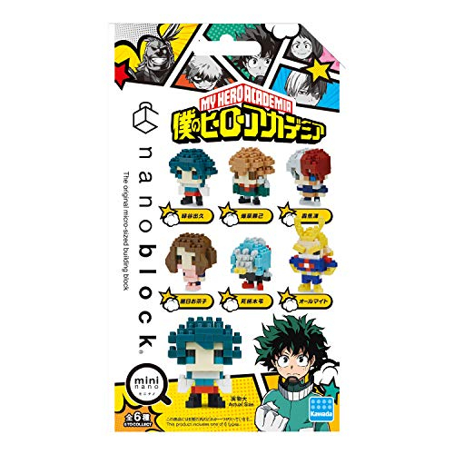 Foto 4 pulgar | Nanoblock - My Hero Academia Vol. 1 (caja De 6 Cajas Ciegas) - Venta Internacional.