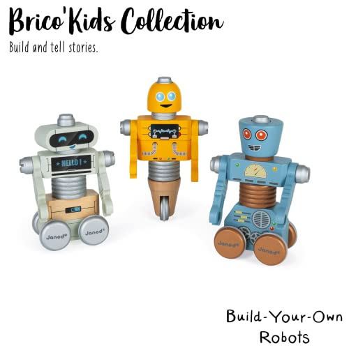Foto 4 | Robots De Bricolaje Toy Janod Brico'kids Para Desmontar, 53 Piezas, 3+ - Venta Internacional.