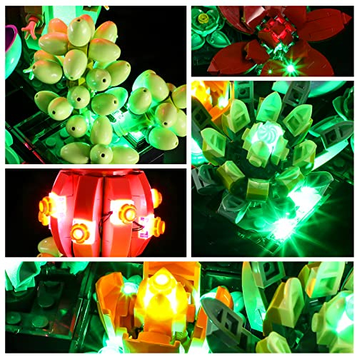 Foto 5 pulgar | Kit De Luces Led Para Suculento Modelo Lego (solo Luces) - Venta Internacional.