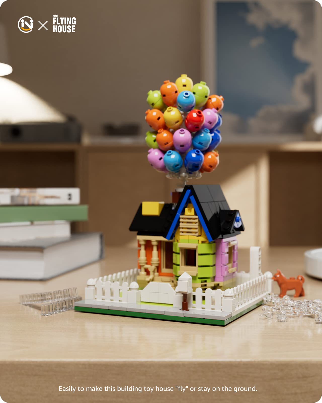 Foto 4 pulgar | Set De Construcción Nifeliz Up Balloon House Para Adolescentes Y Adultos - Venta Internacional.