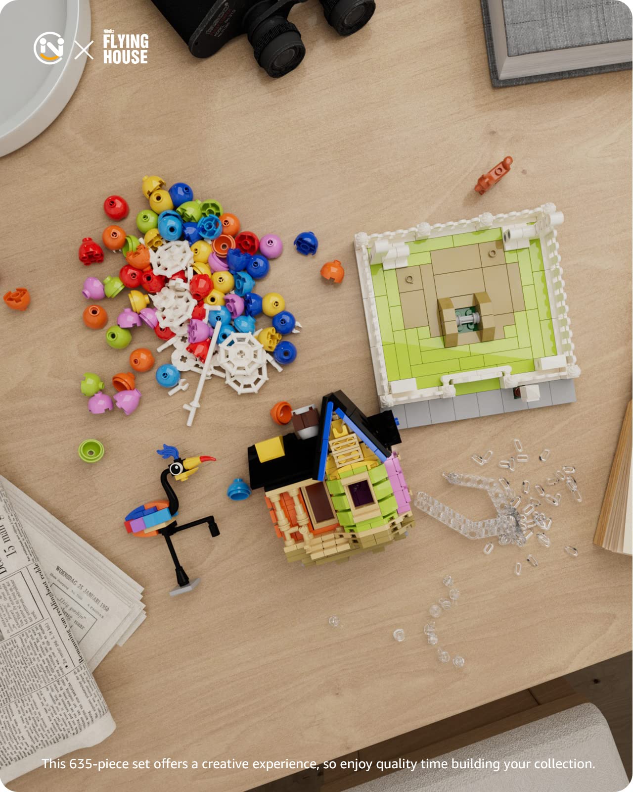 Foto 4 | Set De Construcción Nifeliz Up Balloon House Para Adolescentes Y Adultos - Venta Internacional.