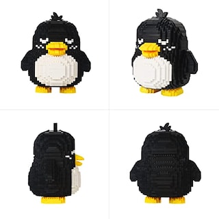 Foto 3 | Set De Microanimales Larcele De Building Toy Con Forma De Pingüino, 1467 Piezas - Venta Internacional.