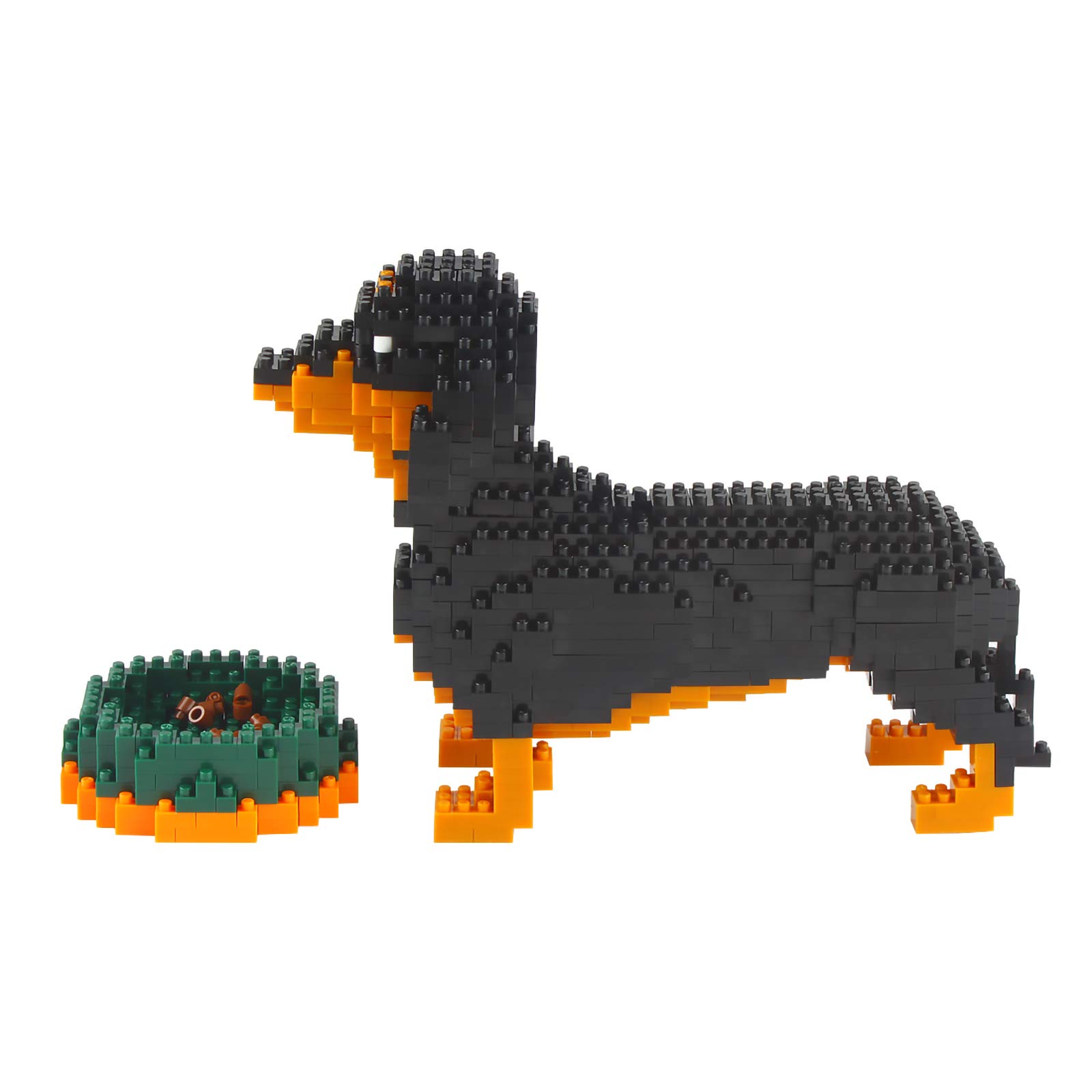 Foto 5 pulgar | Bloques De Construcción Micro Dachshund, Miniladrillos De Juguete Para Mascotas (898 Piezas) - Venta Internacional.