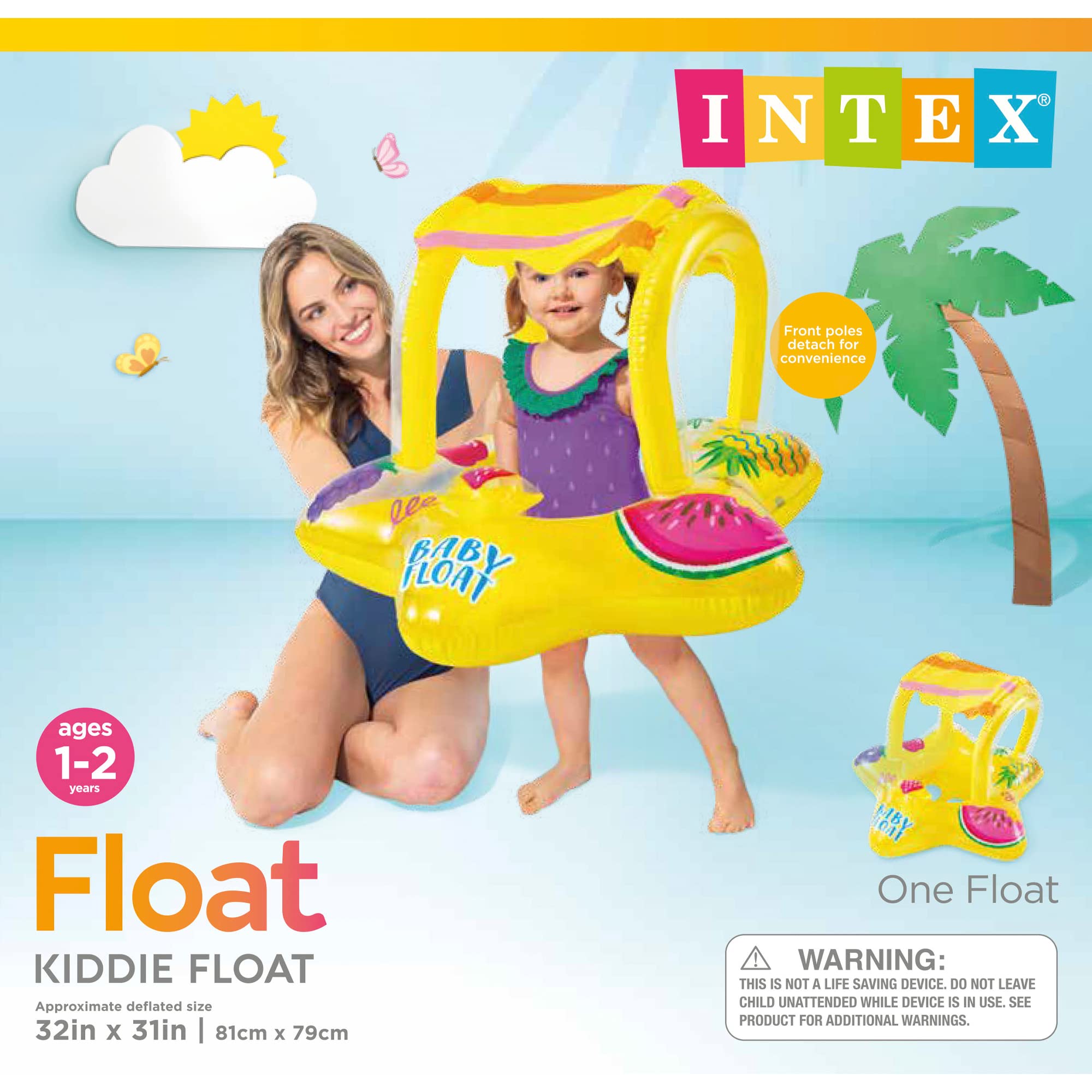 Foto 5 pulgar | Toldo Con Forma De Estrella De Pez Intex Para Piscina, Con Sombra De Estrella De Mar, 25 Libras - Venta Internacional.