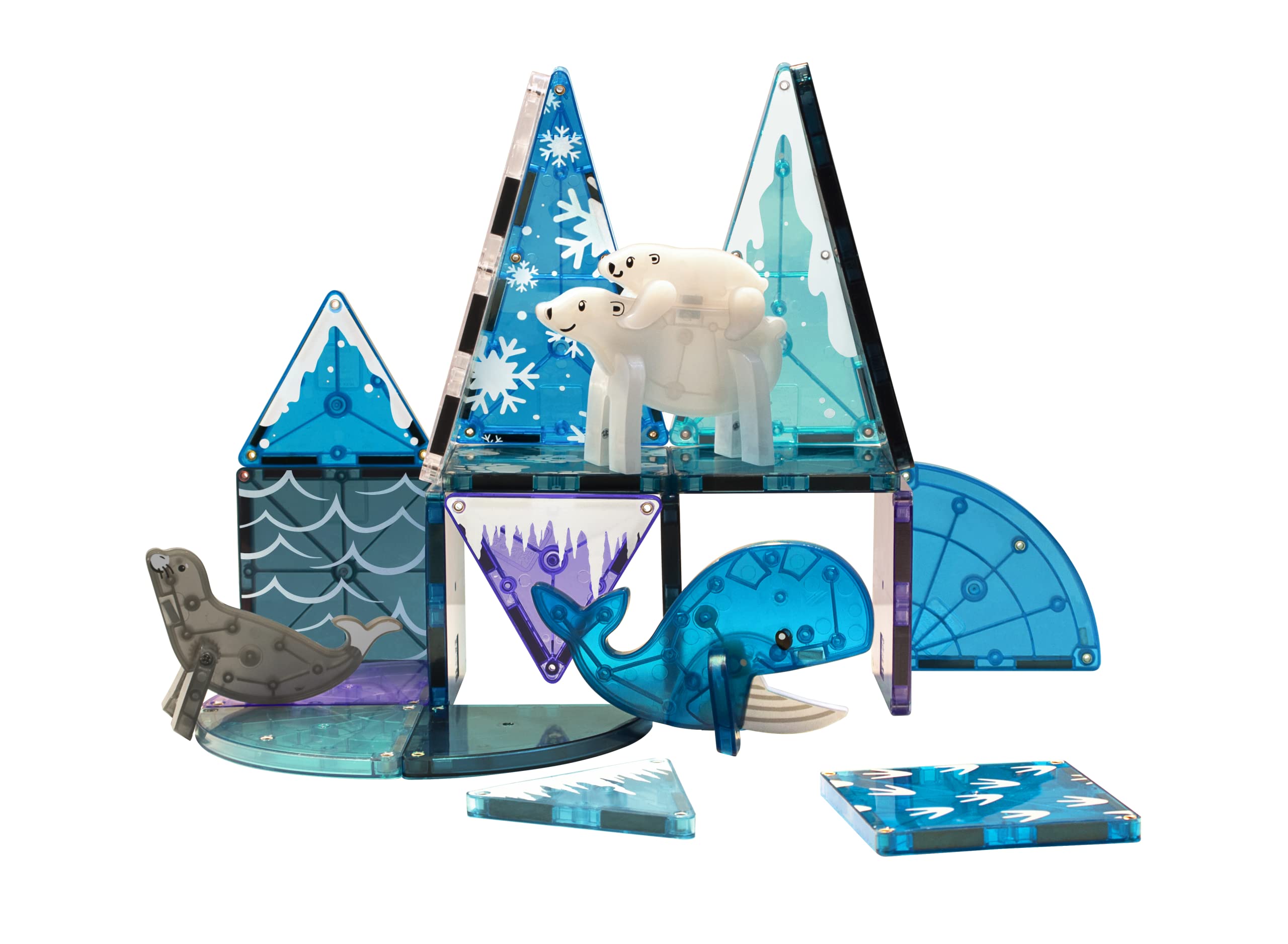 Foto 6 pulgar | Set De Construcción Magna-tiles Arctic Animals, 25 Piezas - Venta Internacional.