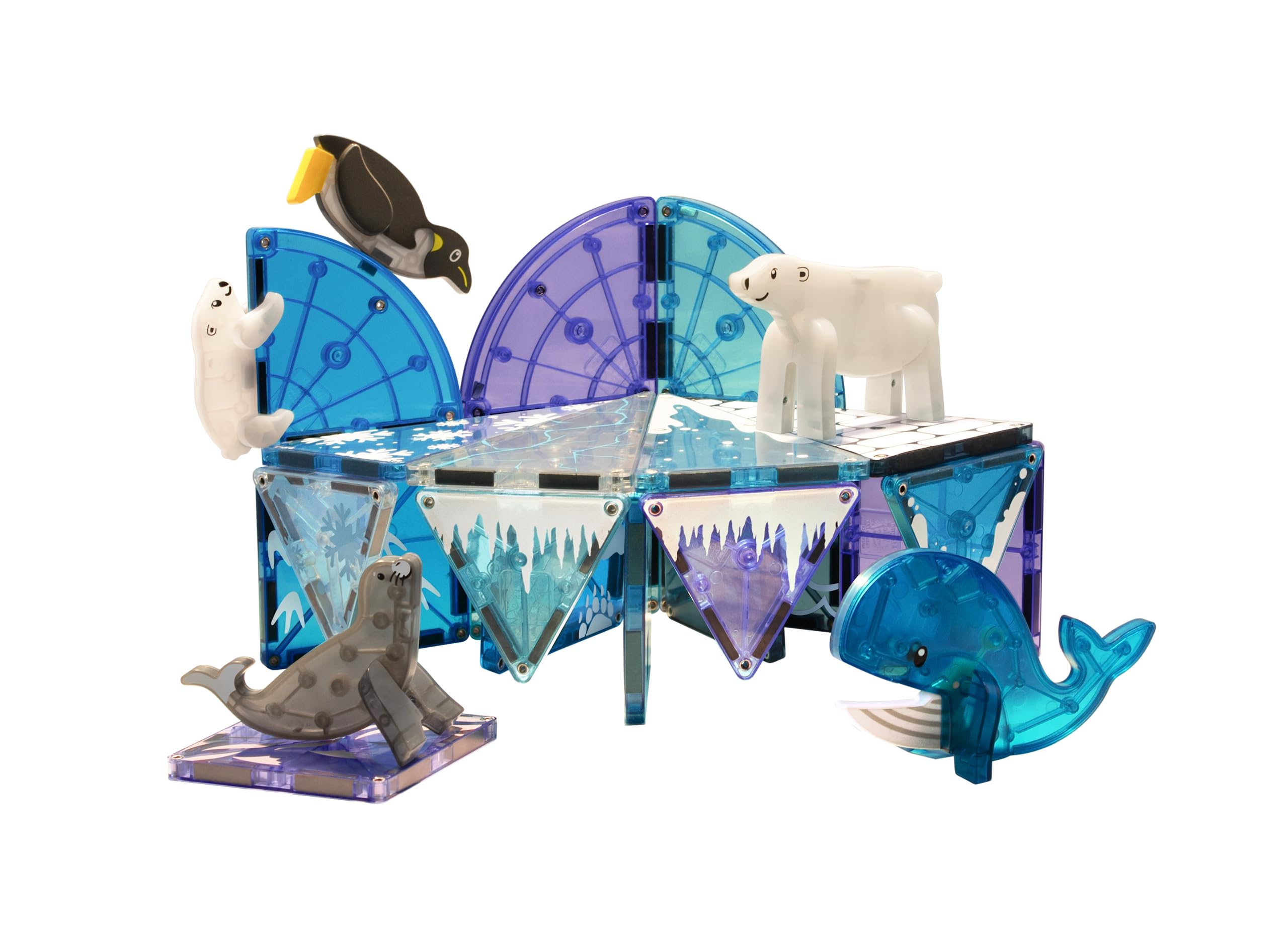 Foto 6 | Set De Construcción Magna-tiles Arctic Animals, 25 Piezas - Venta Internacional.