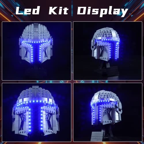 Foto 5 | Kit De Luces Para Lego The Mandalorian Helmet 75328 De Bourvill - Venta Internacional.