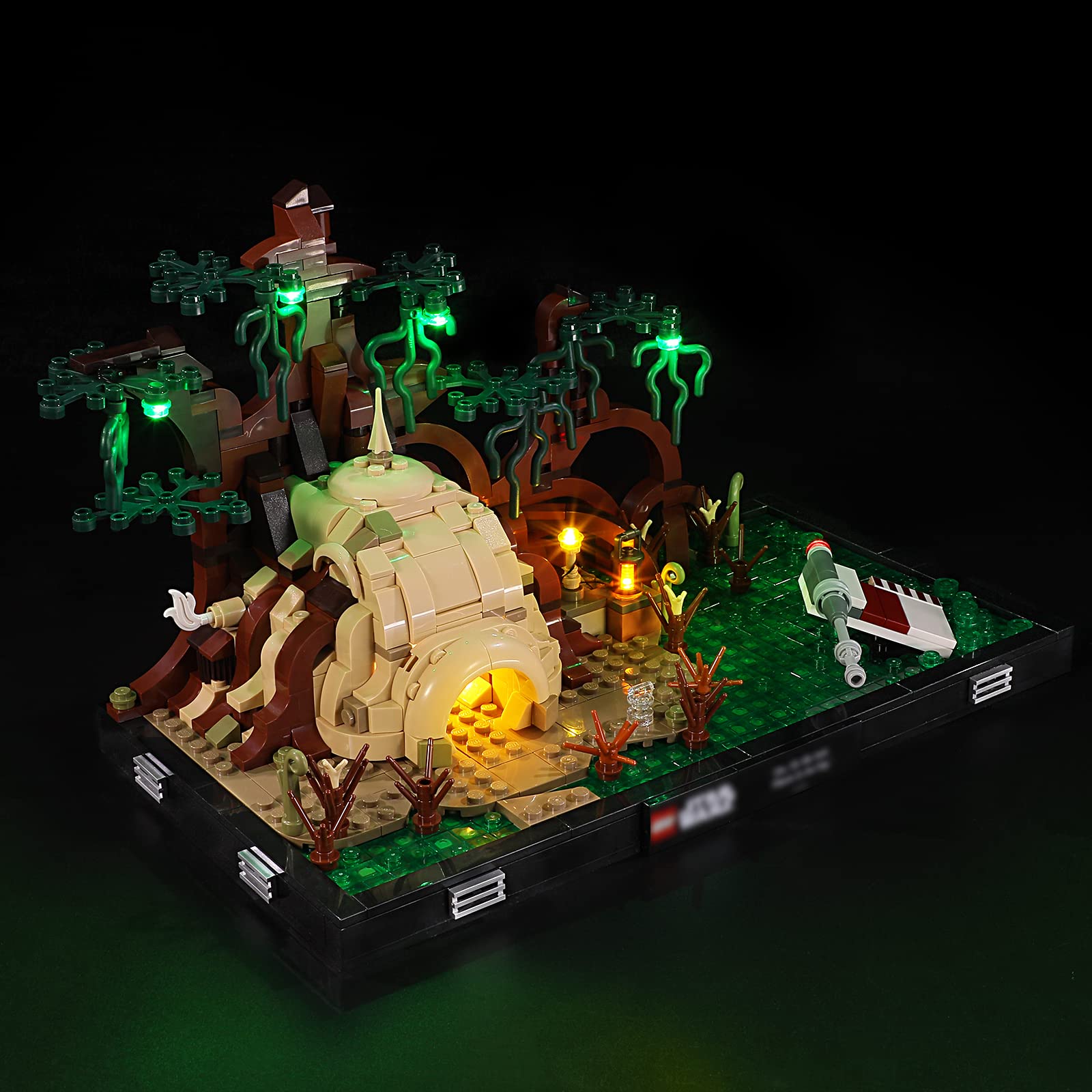 Foto 3 pulgar | Kit De Luces Led Yeabricks Para Lego Star Wars Dagobah Jedi Tr - Venta Internacional.